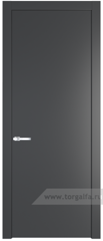 Глухая дверь ProfilDoors 1PW (Графит (Pantone 425С))