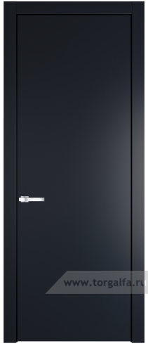 Глухая дверь ProfilDoors 1PW (Нэви Блу (RAL 7016))