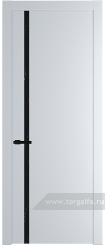 Дверь со стеклом ProfilDoors 21PW Неро мрамор с молдингом Черный матовый (Вайт (RAL 110 96 02))