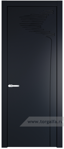 Глухая дверь ProfilDoors 25PW (Нэви Блу (RAL 7016))