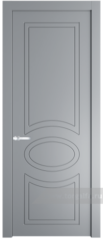 Глухая дверь ProfilDoors 36PW (Смоки (RAL 870-02))