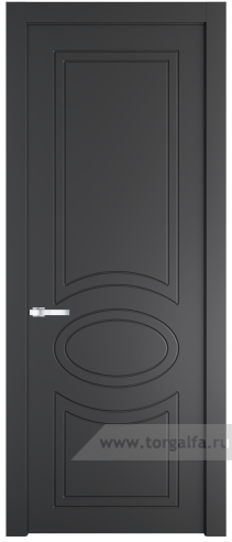 Глухая дверь ProfilDoors 36PW (Графит (Pantone 425С))