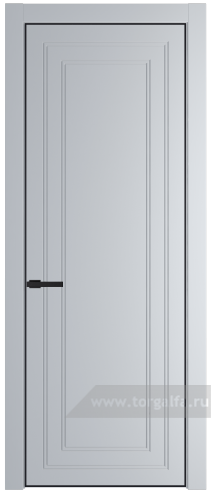 Глухая дверь ProfilDoors 26PA с профилем Черный матовый RAL9005 (Лайт Грей (RAL 870-01))
