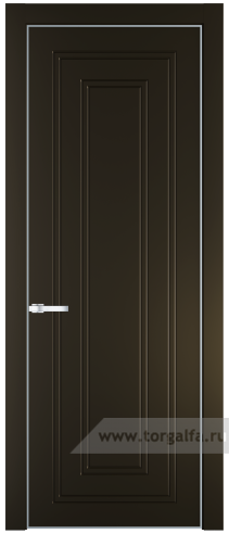 Глухая дверь ProfilDoors 28PA с профилем Серебро (Перламутр бронза)