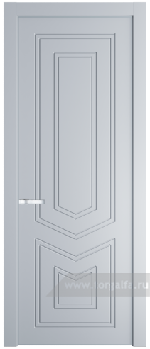 Глухая дверь ProfilDoors 29PA с профилем Серебро (Лайт Грей (RAL 870-01))