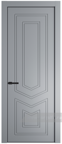 Глухая дверь ProfilDoors 29PA с профилем Черный матовый RAL9005 (Смоки (RAL 870-02))