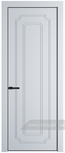 Глухая дверь ProfilDoors 30PA с профилем Черный матовый RAL9005 (Вайт (RAL 110 96 02))