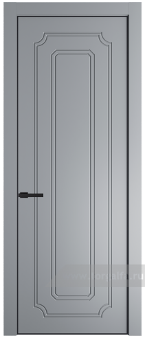 Глухая дверь ProfilDoors 30PA с профилем Черный матовый RAL9005 (Смоки (RAL 870-02))