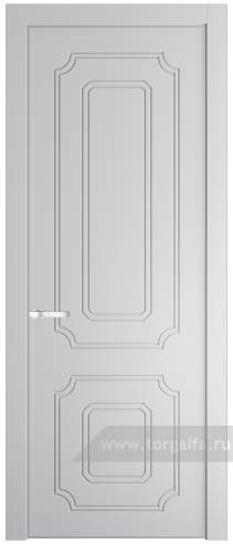 Глухая дверь ProfilDoors 31PA с профилем Серебро (Крем Вайт (RAL 120-02))