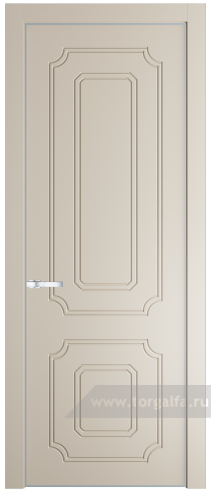 Глухая дверь ProfilDoors 31PA с профилем Серебро (Кремовая Магнолия (RAL 120-04))