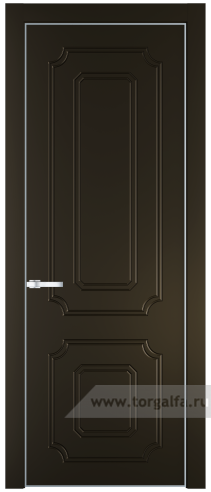Глухая дверь ProfilDoors 31PA с профилем Серебро (Перламутр бронза)