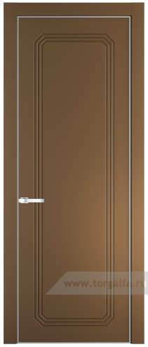 Глухая дверь ProfilDoors 32PA с профилем Серебро (Перламутр золото)