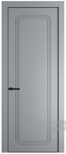Глухая дверь ProfilDoors 32PA с профилем Черный матовый RAL9005 (Смоки (RAL 870-02))