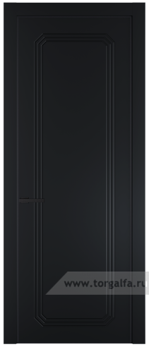 Глухая дверь ProfilDoors 32PA с профилем Черный матовый RAL9005 (Блэк)