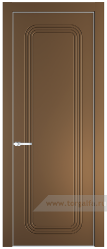 Глухая дверь ProfilDoors 33PA с профилем Серебро (Перламутр золото)