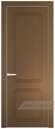 Глухая дверь ProfilDoors 34PA с профилем Серебро (Перламутр золото)