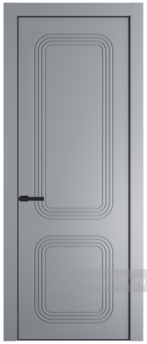 Глухая дверь ProfilDoors 35PA с профилем Черный матовый RAL9005 (Смоки (RAL 870-02))