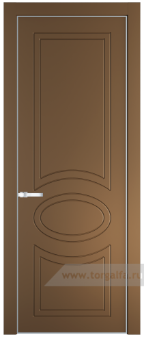 Глухая дверь ProfilDoors 36PA с профилем Серебро (Перламутр золото)