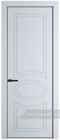 Глухая дверь ProfilDoors 36PA с профилем Черный матовый RAL9005 (Вайт (RAL 110 96 02))