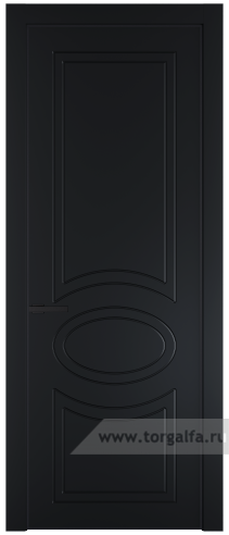 Глухая дверь ProfilDoors 36PA с профилем Черный матовый RAL9005 (Блэк)