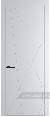 Глухая дверь ProfilDoors 4PE с кромкой Черный матовый RAL9005 (Вайт (RAL 110 96 02))