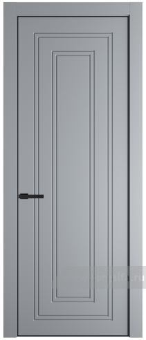 Глухая дверь ProfilDoors 28PE с кромкой Черный матовый RAL9005 (Смоки (RAL 870-02))