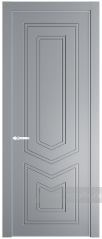 Глухая дверь ProfilDoors 29PE с кромкой Серебро (Смоки (RAL 870-02))