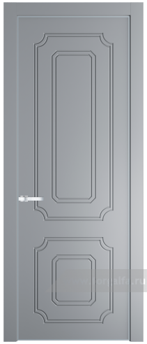 Глухая дверь ProfilDoors 31PE с кромкой Серебро (Смоки (RAL 870-02))