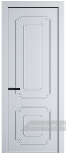 Глухая дверь ProfilDoors 31PE с кромкой Черный матовый RAL9005 (Вайт (RAL 110 96 02))