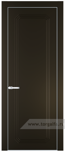 Глухая дверь ProfilDoors 32PE с кромкой Серебро (Перламутр бронза)