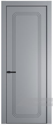 Глухая дверь ProfilDoors 32PE с кромкой Черный матовый RAL9005 (Смоки (RAL 870-02))