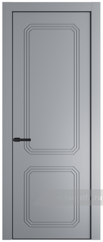 Глухая дверь ProfilDoors 33PE с кромкой Черный матовый RAL9005 (Смоки (RAL 870-02))
