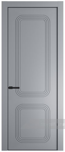 Глухая дверь ProfilDoors 35PE с кромкой Черный матовый RAL9005 (Смоки (RAL 870-02))