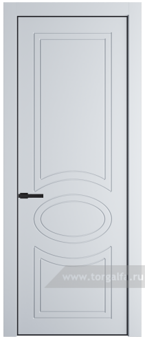 Глухая дверь ProfilDoors 36PE с кромкой Черный матовый RAL9005 (Вайт (RAL 110 96 02))