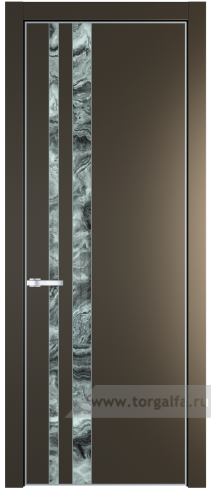 Дверь со стеклом ProfilDoors 20PA Атриум серебро с профилем Серебро (Перламутр бронза)