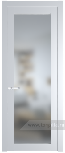 Дверь со стеклом ProfilDoors 1.1.2PD Матовое (Вайт (RAL 110 96 02))