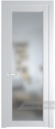 Дверь со стеклом ProfilDoors 1.1.2PD Матовое (Крем Вайт (RAL 120-02))