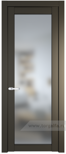 Дверь со стеклом ProfilDoors 1.1.2PD Матовое (Перламутр бронза)