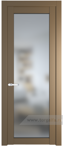 Дверь со стеклом ProfilDoors 1.1.2PD Матовое (Перламутр золото)
