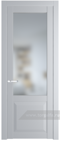 Дверь со стеклом ProfilDoors 1.2.2PD Матовое (Лайт Грей (RAL 870-01))