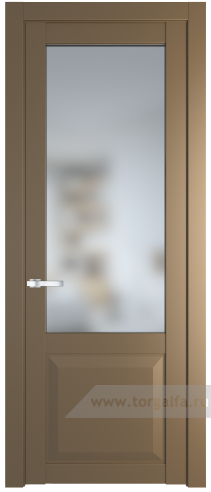 Дверь со стеклом ProfilDoors 1.2.2PD Матовое (Перламутр золото)