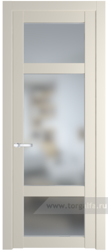 Дверь со стеклом ProfilDoors 1.3.2PD Матовое (Кремовая Магнолия (RAL 120-04))