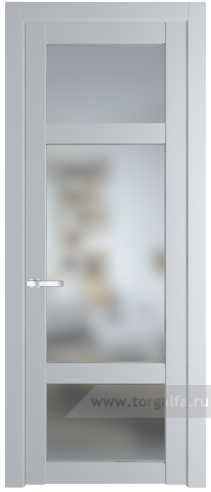 Дверь со стеклом ProfilDoors 1.3.2PD Матовое (Лайт Грей (RAL 870-01))