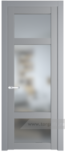 Дверь со стеклом ProfilDoors 1.3.2PD Матовое (Смоки (RAL 870-02))