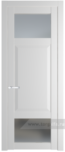 Дверь со стеклом ProfilDoors 1.3.4PD Матовое (Крем Вайт (RAL 120-02))