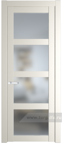 Дверь со стеклом ProfilDoors 1.4.2PD Матовое (Перламутр белый)