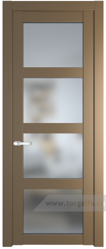 Дверь со стеклом ProfilDoors 1.4.2PD Матовое (Перламутр золото)