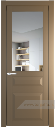 Дверь со стеклом ProfilDoors 1.5.3PD Прозрачное (Перламутр золото)