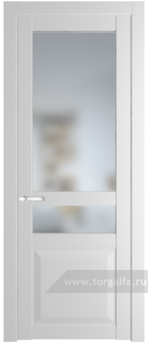 Дверь со стеклом ProfilDoors 1.5.4PD Матовое (Крем Вайт (RAL 120-02))