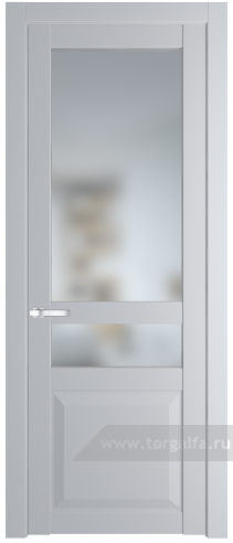 Дверь со стеклом ProfilDoors 1.5.4PD Матовое (Лайт Грей (RAL 870-01))
